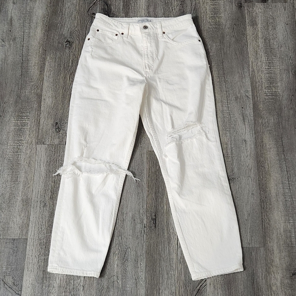 Abercrombie and Fitch The Mom High Rise Jeans Curve love - Picture 3 of 10